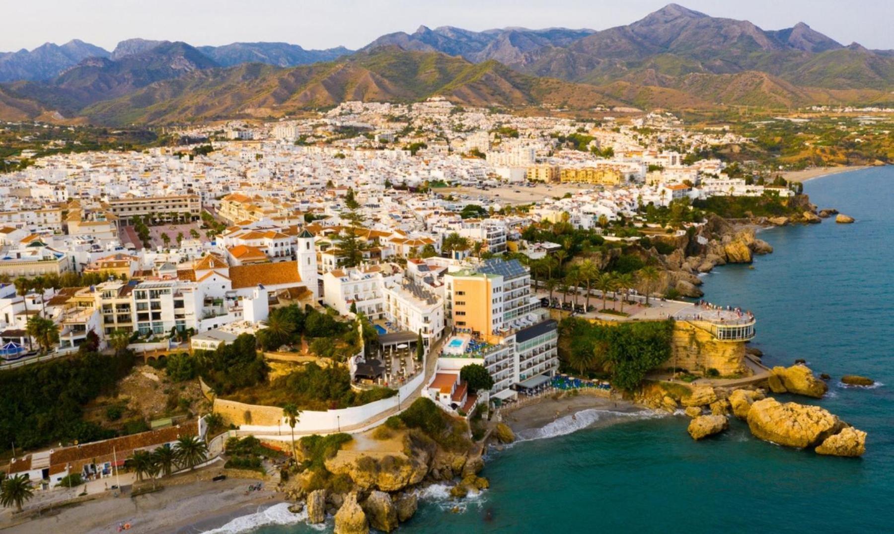 Villa Casa Con Terraza Privada Nerja Esterno foto